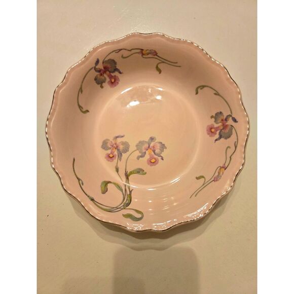 Steubenville Rose Dawn Lot Includes: Dinner Plates, Bowls, Cups & Serving Dish - Picture 2 of 5